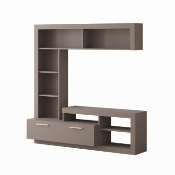 Parete attrezzata tortora Leo 171x42x171