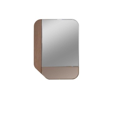 Camera da letto con letto contenitore e armadio con specchi Vega