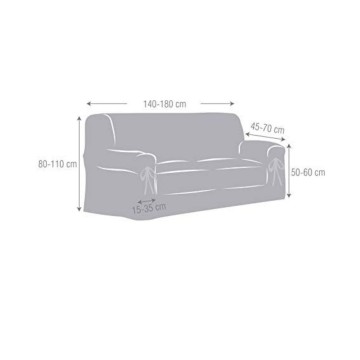 Copridivano Levante universale beige 140/180 con lacci