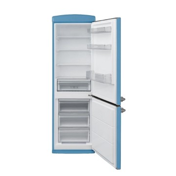 Frigorifero combinato Atlantic ATBM374BLE 348LT classe energetica A++ blue retrò