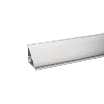 Alzatina triangolare in pvc rivestita in carta colore ciliegio 400x3x3H