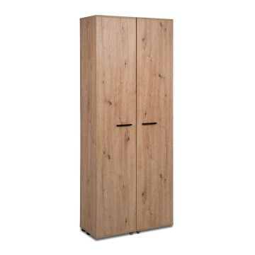 Scarpiera quercia 2 ante con scomparti Lugo02A 74x34x181