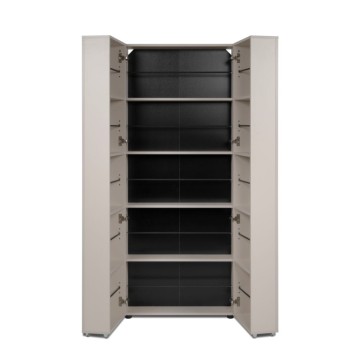 Scarpiera cashmere 2 ante con scomparti Lugo02A 74x34x181
