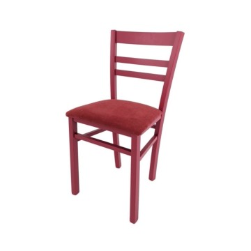 Sedia Cromica rosso