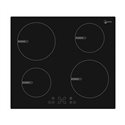 Piano cottura induzione 4 zone Atlantic ATVIFCT13P nero