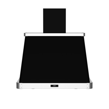 Cappa aspirante colore nero opaco con cornice inox Era90 Samet