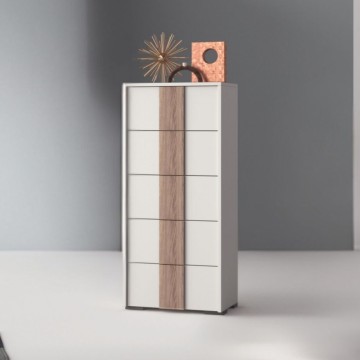 Camera da letto bianco nuvola e maniglie noce america letto contenitore Kross
