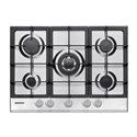 Piano cottura inox da 70 5 fuochi gas Daewoo H7G51M2IT