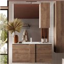 Mobile bagno sospeso Salemi80 colore rovere mercure 80x47x53H