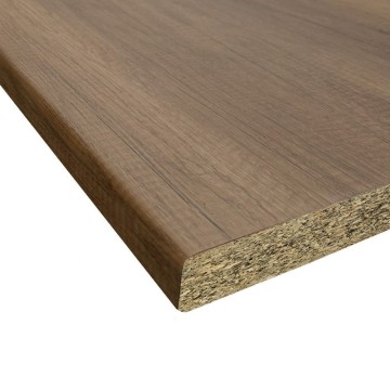 Top cucina colore noce 195x60x3.8H