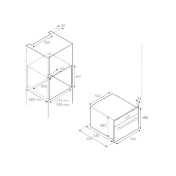 Forno a vapore incasso Bertazzoni F45PROVAPX inox