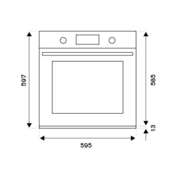 Forno a vapore incasso pirolitico Bertazzoni F6011MODVPTZ colore zinco classe A++
