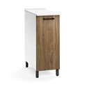 Base cucina con anta 30x50x85H colore noce naturale