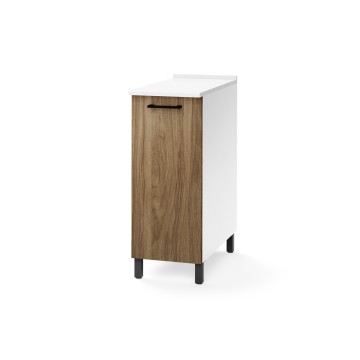 Base cucina con anta 30x50x85H colore noce naturale