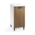 Base cucina con anta 40x50x85H colore noce naturale