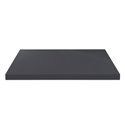 Piano lavabo rettangolare truciolare antracite satinato 120x47x3.8H