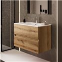 Mobile bagno sospeso Sevilla rovere quercia 100x44.6x52H: eleganza e praticità per un bagno moderno