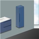 Colonna bagno sospesa Soho colore azzurro opaco effetto cannettato 35x27x120H