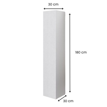 Colonna pensile bagno colore bianco 30x32x180 con anta: eleganza e funzionalità per ogni ambiente
