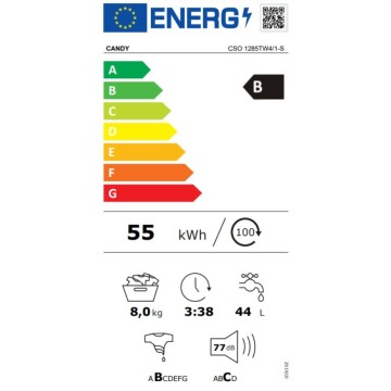 Lavatrice Candy CSO1285TW41S Smart Pro 8 kg 1200 giri classe B