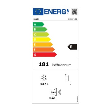 Congelatore a pozzetto Candy CCHH145E 137lt classe E