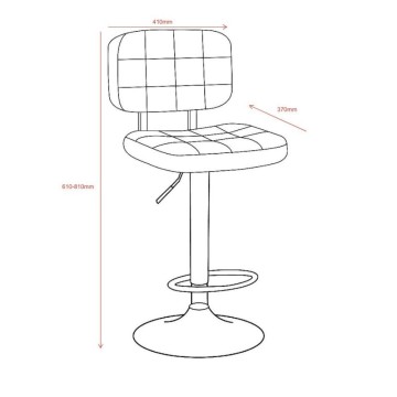 Sgabello Mavi ecopelle marrone e base nera: Stile, Comfort e Funzionalità per i tuoi spazi