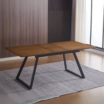 Tavolo Allungabile Shelton colore rovere scuro 160x90x76H: Stile, funzionalità e resistenza