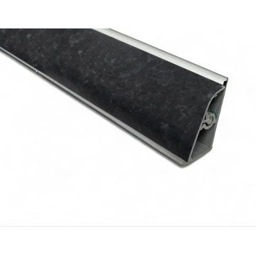 Alzatina becco di civetta in pvc nero africa 500x2.5x3.9H