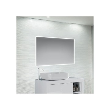 Specchio con cornice LED retroilluminata 120x70 cm - Victoria