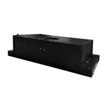 Cappa sottopensile nera 60 cm con frontalino inox | Toscohome