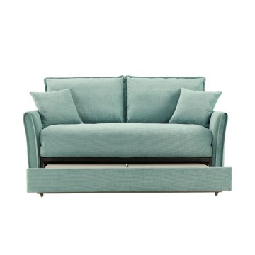 Divano Letto Cassie 3 posti tessuto verde acqua 176x93x97H: Stile, Comfort e Funzionalità