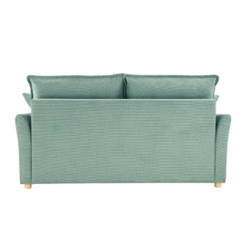 Divano Letto Cassie 3 posti tessuto verde acqua 176x93x97H: Stile, Comfort e Funzionalità