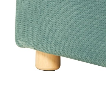 Divano Letto Cassie 3 posti tessuto verde acqua 176x93x97H: Stile, Comfort e Funzionalità