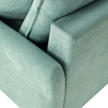Divano Letto Cassie 3 posti tessuto verde acqua 176x93x97H: Stile, Comfort e Funzionalità
