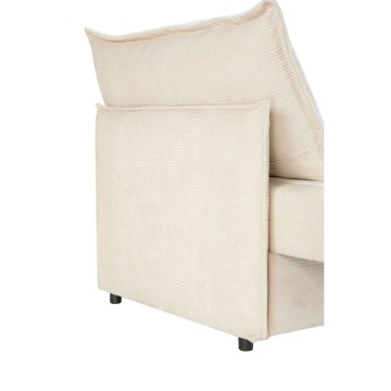Divano Letto Ghide colore panna 217x86x95H:Comfort e Funzionalità