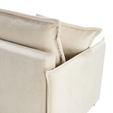 Divano Letto Ghide colore panna 217x86x95H:Comfort e Funzionalità