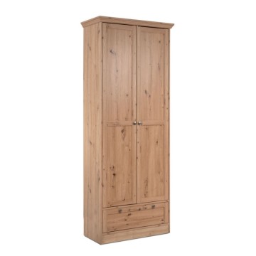 Armadio tuttopiani 2 ante e cassetto rovere anticato Timber40A  80x39x200H L'eleganza del legno, la funzionalità dello spazio