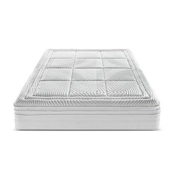 Materasso Matrimoniale Dalila 160x190x30H cm - Doppio Strato di Molle Insacchettate e Memory Foam per un Comfort Superiore
