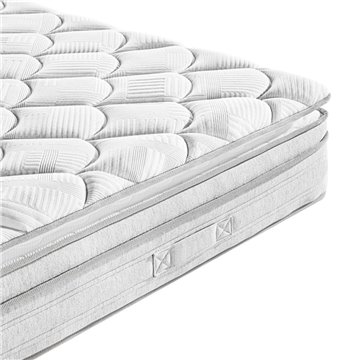 Materasso Matrimoniale Lyle 160x190x27 cm - Memory Foam, Molle Insacchettate 7 Zone e Comfort Ergonomico