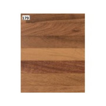 Alzatina triangolare in pvc effetto noce listellare 500x2.9x2.9H