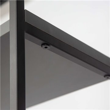Libreria Pal antracite con 5 ripiani 110x29x178H- Design moderno e funzionale