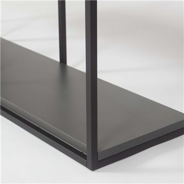 Libreria Pal antracite con 5 ripiani 110x29x178H- Design moderno e funzionale
