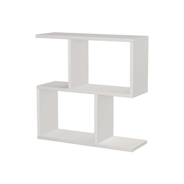 Tavolino da salotto bianco Homemania 60x19,5x60H - Design moderno e versatilità in un solo complemento d'arredo