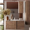 Mobile bagno sospeso Salemi100 colore rovere mercure
