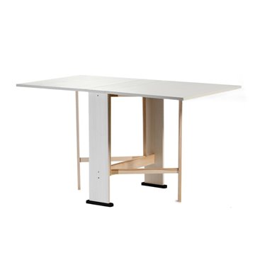 Tavolo Consolle Pieghevole bianco Mati Salvaspazio 21x74x78H