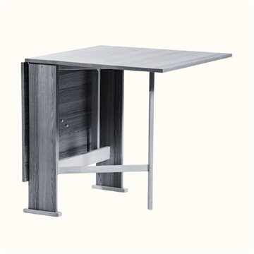 Tavolo Consolle Pieghevole rovere sbiancato Mati Salvaspazio 21x74x78H
