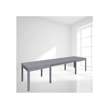 Tavolo Super4 160x90 allungabile a 320 cm cemento