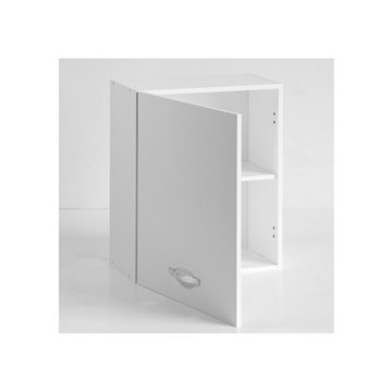 Pensile cucina con anta colore cemento 60x32x72H cm