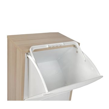 Mobile Pattumiera Helena olmo 40x25x102H - Eleganza e Funzionalità per la Raccolta Differenziata