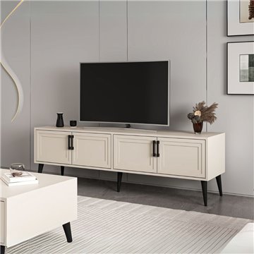 Mobile Porta TV Prime 4 ante colore cashmere 180x45x55H - Stile e funzionalità